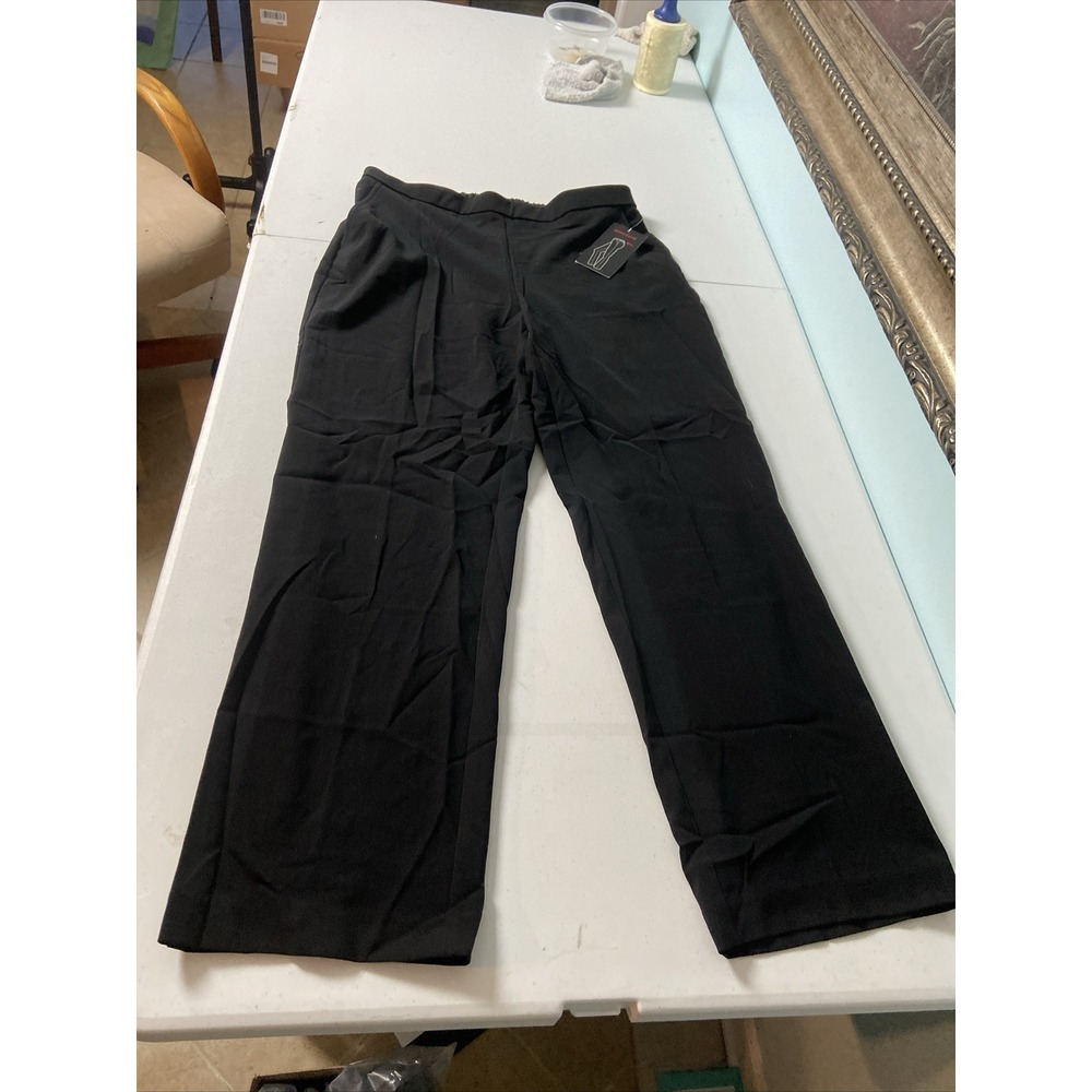Briggs Comfort Waistband Pants Size 12 Black Stretch Womens